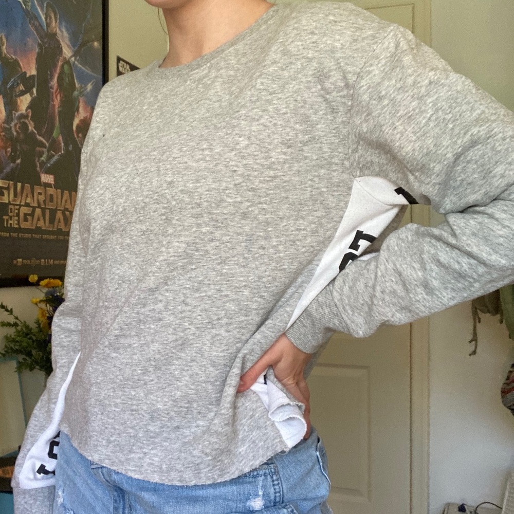 Grey Crew Neck Sweatshirt